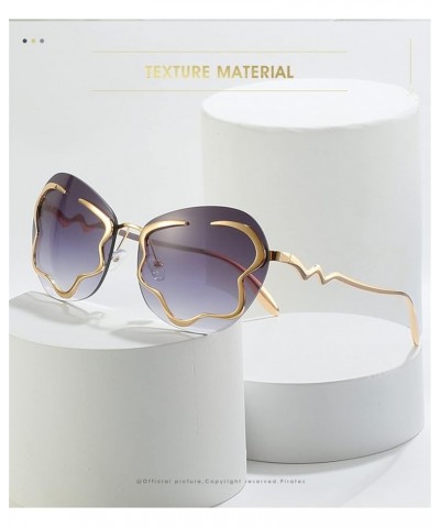 Fashion Men and Women Decorative Sunglasses Outdoor Holiday Shade Beach (Color : G, Size : Medium) Medium C $18.13 Designer