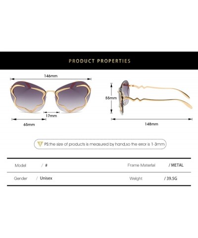 Fashion Men and Women Decorative Sunglasses Outdoor Holiday Shade Beach (Color : G, Size : Medium) Medium C $18.13 Designer