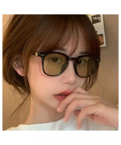 Retro Fashion Small Frame Square Men's and Women's Sunglasses (Color : G, Size : 1) 1 D $14.91 Designer