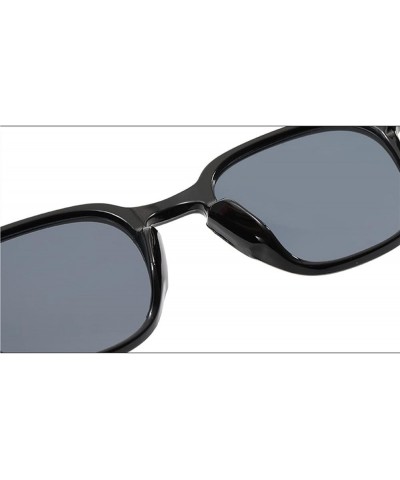 Retro Fashion Small Frame Square Men's and Women's Sunglasses (Color : G, Size : 1) 1 D $14.91 Designer