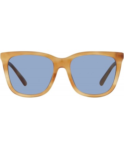 Women's Ph4201u Universal Fit Square Sunglasses Shiny Light Honey Havana/Light Blue $43.88 Square