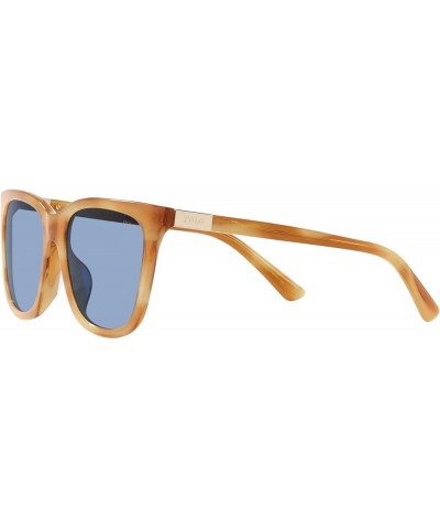 Women's Ph4201u Universal Fit Square Sunglasses Shiny Light Honey Havana/Light Blue $43.88 Square