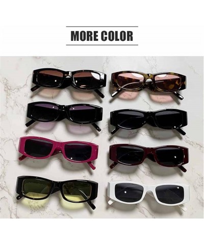 Retro Small Frame Street Shooting Sunglasses for Men and Women, Outdoor Holiday Glasses (Color : C, Size : Medium) Medium A $...