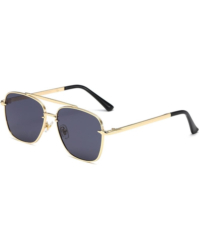 Metal Men and Women Outdoor Vacation Driving Decorative Sunglasses (Color : C, Size : 1) 1 F $12.86 Designer