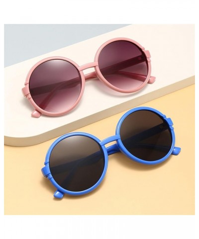 Round Large Frame Retro Men And Women Decorative Sunglasses F $14.52 Designer