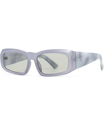 Fashion Square Sunglasses Men Woman Sports Punk Y2K Sun Glasses Modern Retro Vintage Eyewear Purple $10.73 Square