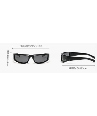 Melrose/Cycling Sports Sunglasses 2022 Women Punk Sun Glasses Men Silver Mirror Shades Riding Eyewear 3pcs C13+c11+c9 $12.95 ...