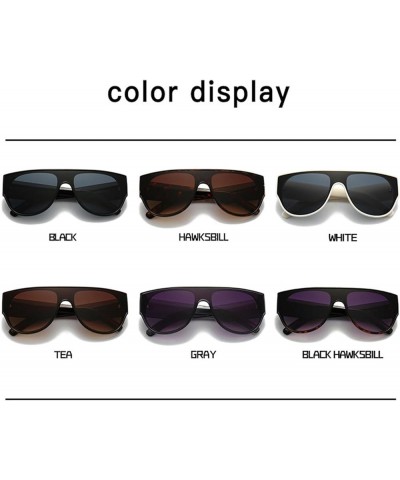 Punk Large Frame Men's and Women's Sunglasses Outdoor Vacation Photo UV400 Sunglasses Gift F $19.14 Designer