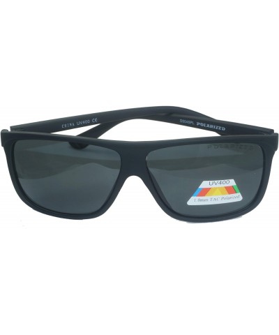 Polarized Lens Sports Sunglasses -D504PL-Blk $11.21 Square