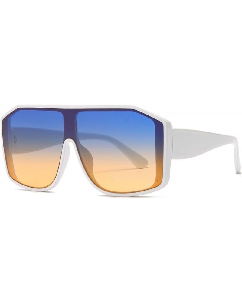 Large Frame Sunshade Men and Women Sunglasses Outdoor Holiday Street Shooting Decoration Glasses Gift (Color : B, Size : Medi...