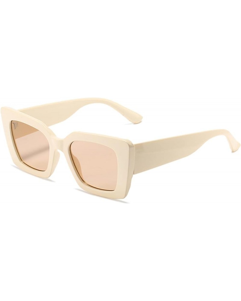 Cat Eye Fashion Sunglasses for Men and Women Outdoor Sunshade Vacation (Color : B, Size : Medium) Medium D $14.98 Cat Eye