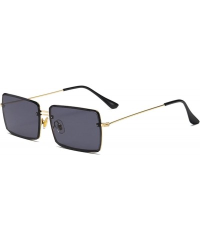 Small Frame Metal Square Sunglasses Men and Women Outdoor Holiday Decoration Sunglasses (Color : E, Size : 1) 1 G $21.44 Desi...