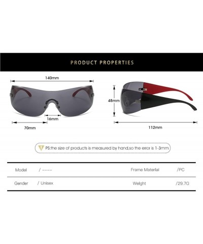 Fashion Hip-hop Outdoor Beach Driving Cycling Sunglasses for Men and Women (Color : B, Size : 1) 1 D $14.60 Designer