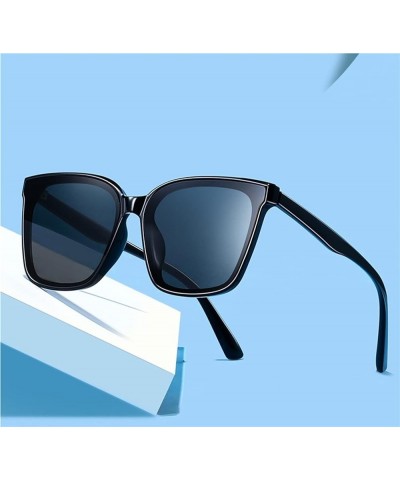 Fashion Retro Square Men and Women Sunglasses Outdoor Vacation Decorative Sunglasses (Color : D, Size : 1) 1 E $22.04 Designer