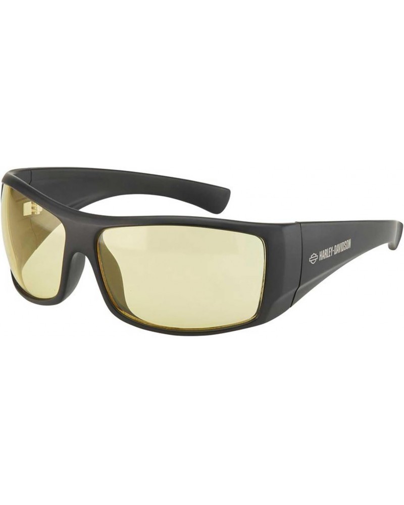 Men's Workout Yellow Polycarbonate Performance Riding Sunglasses $34.77 Rectangular