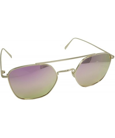 Premium Squared Aviators Gold,pink pink $15.73 Square