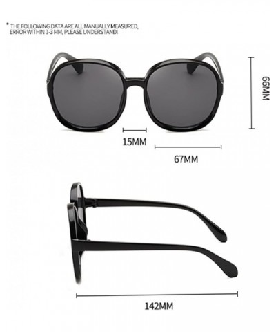 Large Frame Oval Sunglasses for Men and Women Outdoor Fashion Wear Sunglasses (Color : A, Size : 1) 1 C $15.36 Designer