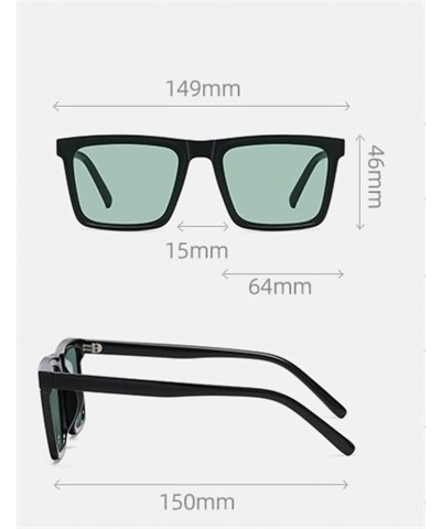 Square Men And Women Driving Outdoor Decorative Sunglasses Commuter Trend UV400 Sunglasses Gift C $19.65 Designer