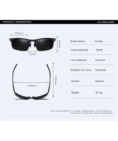 Polarized Outdoor Cycling Driver Driving Man Sunglasses (Color : C, Size : 1) 1 C $21.76 Sport