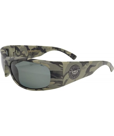 Fly Ballistics 2 / Safety Glass Nam Camo W/ Smoke Polarized Lens Grey $24.58 Designer