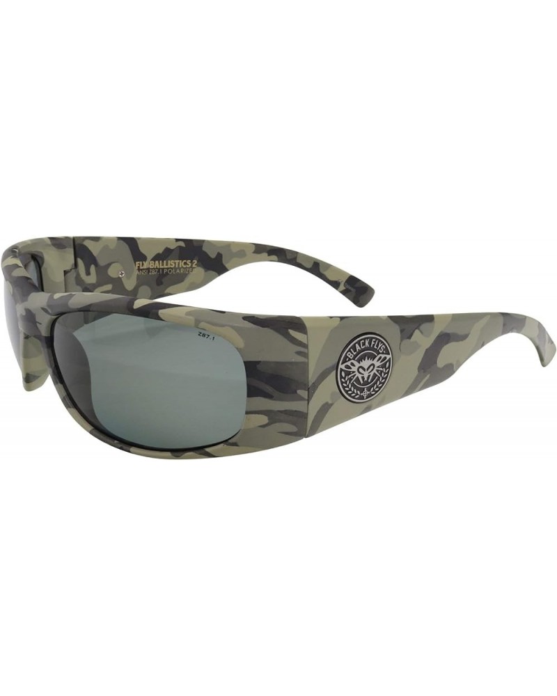 Fly Ballistics 2 / Safety Glass Nam Camo W/ Smoke Polarized Lens Grey $24.58 Designer