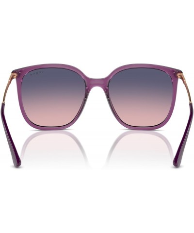 Women's Vo5564s Square Sunglasses Purple $35.88 Square