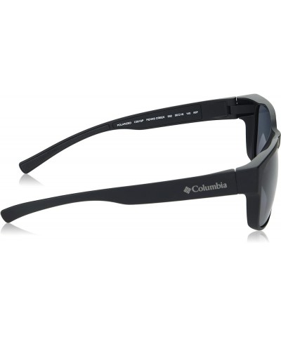 Men's Penns Creek Rectangular Sunglasses Matte Black $18.36 Designer