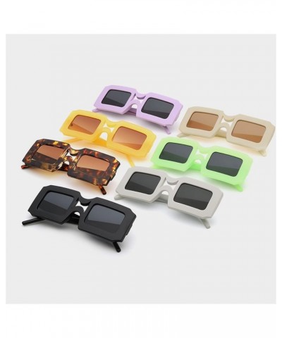 Square Shades for Men and Women Fashion Outdoor Vacation Sunglasses (Color : A, Size : 1) 1A $17.94 Square