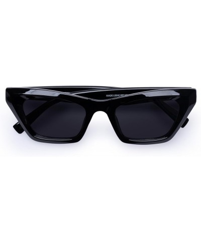 Women's Capricornus Sunglasses Black $31.86 Cat Eye