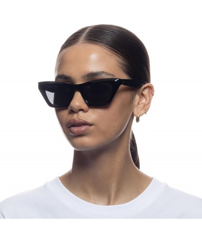 Women's Capricornus Sunglasses Black $31.86 Cat Eye