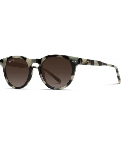 Polarized Classic Round Retro Women's Sunglasses Beige Tortoise $19.20 Aviator