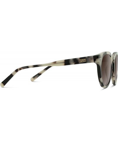 Polarized Classic Round Retro Women's Sunglasses Beige Tortoise $19.20 Aviator