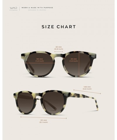 Polarized Classic Round Retro Women's Sunglasses Beige Tortoise $19.20 Aviator