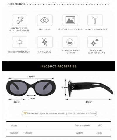 Fashion Men and Women Box Shading Sunglasses (Color : F, Size : Medium) Medium D $19.86 Designer