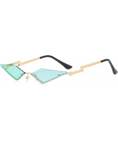 Fashion Small Frame Woman Sunglasses Weird Party Prom Decorative Sunglasses (Color : C, Size : 1) 1 B $15.86 Designer