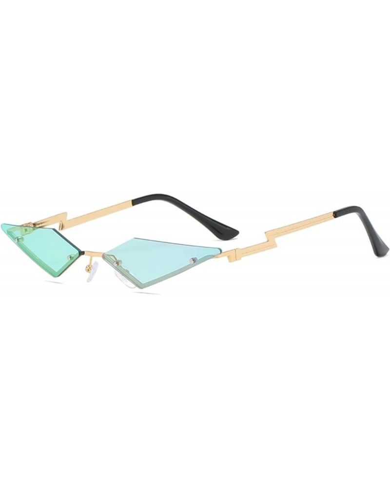 Fashion Small Frame Woman Sunglasses Weird Party Prom Decorative Sunglasses (Color : C, Size : 1) 1 B $15.86 Designer