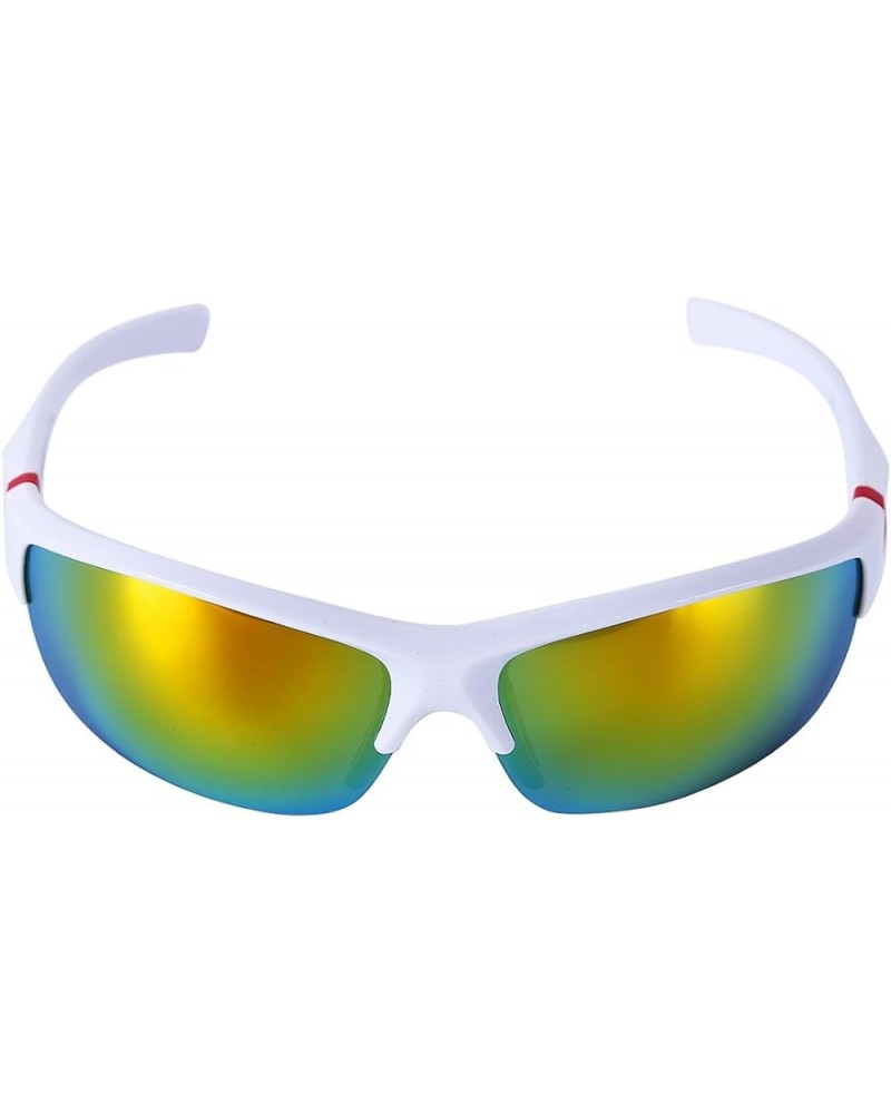 Classics Sport Polarized Sunglasses For Men & Women, Full UV400 Protection White&colorful $7.94 Sport