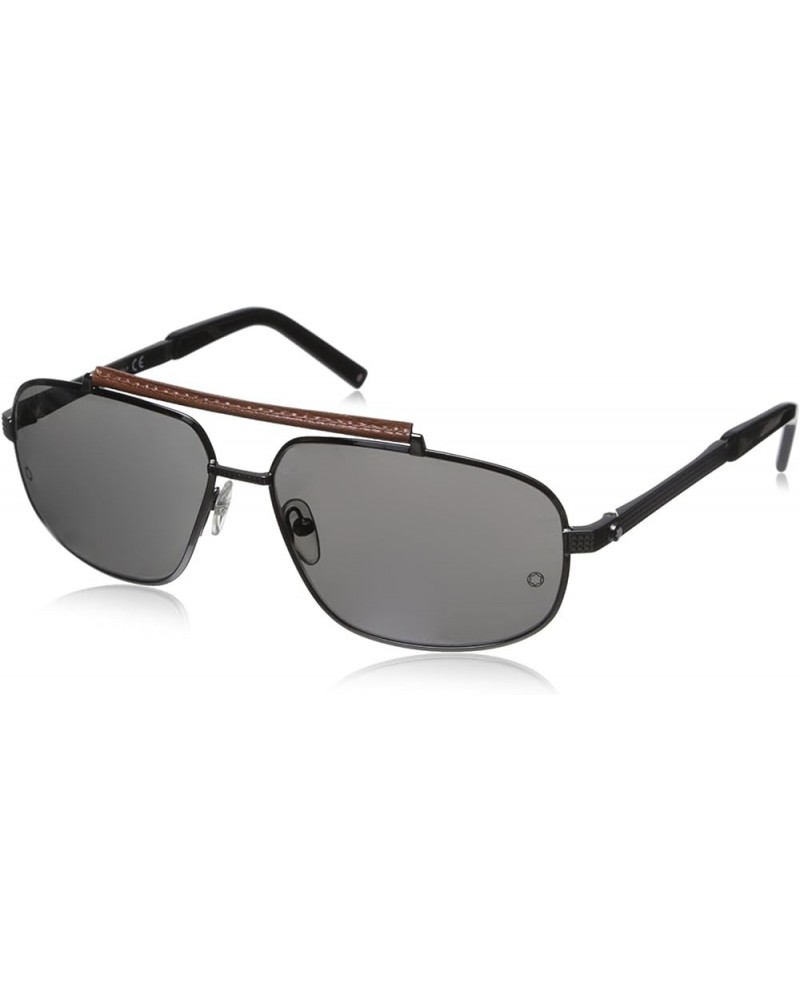 Men's MB455S Metal Sunglasses Metal/Smoke Smoke $97.28 Aviator