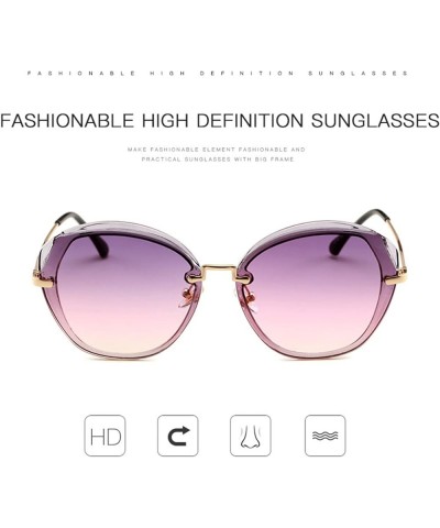 Women's Sun-Shading Driving Sunglasses Outdoor Vacation Beach Sunglasses (Color : B, Size : Medium) Medium B $16.24 Designer