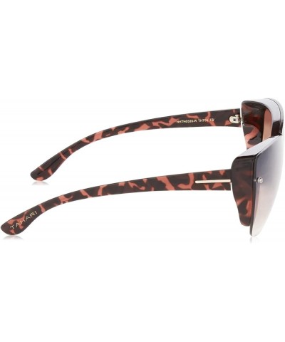 Women's TH784 Rectangular-Shaped Sunglasses with 100% UV Protection, 64 mm Tortoise $18.93 Cat Eye