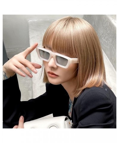 Small Frame Street Shooting Fashion Decorative Sunglasses Men and Women Outdoor Vacation (Color : E, Size : 1) 1A $13.05 Desi...