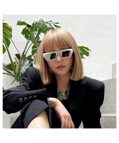 Small Frame Street Shooting Fashion Decorative Sunglasses Men and Women Outdoor Vacation (Color : E, Size : 1) 1A $13.05 Desi...