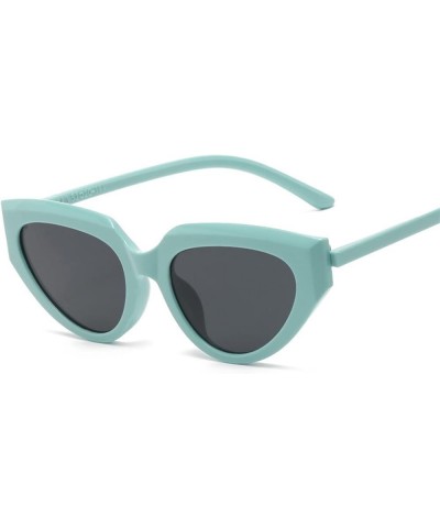 Men and Women Triangle Cat Eye Small Frame Decorative Sunglasses (Color : F, Size : 1) 1 E $15.85 Designer