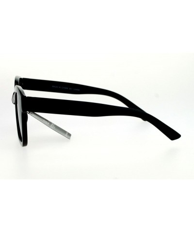 Black Sunglasses Square Plastic Frame Super Chic Designer Fashion Shades UV400 $8.22 Square