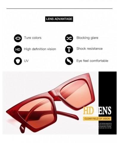 Men and Women Fashion Sunglasses Retro Cat-Eye Street Photography Decorative Sunglasses (Color : F, Size : 1) 1 E $17.51 Desi...