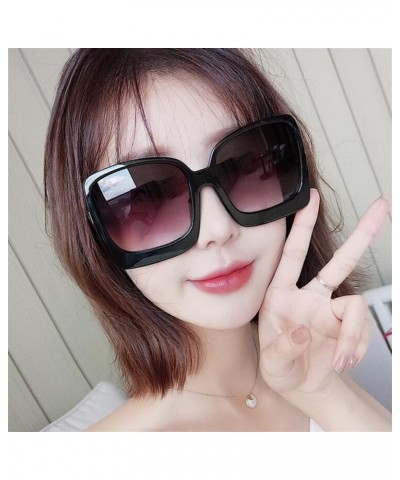 Fashion Large Frame Sunglasses Men and Women Outdoor Decorative Sunglasses (Color : 5, Size : 1) 1 1 $12.86 Designer