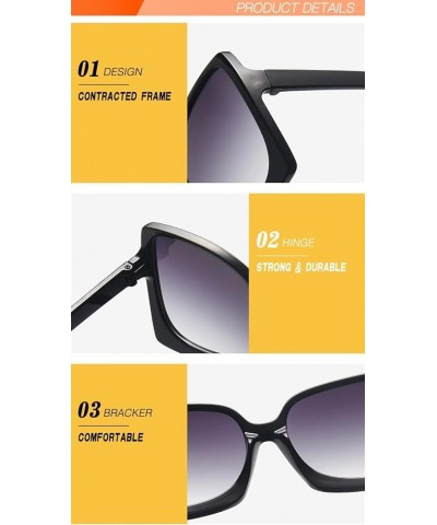 Fashion Large Frame Sunglasses Men and Women Outdoor Decorative Sunglasses (Color : 5, Size : 1) 1 1 $12.86 Designer