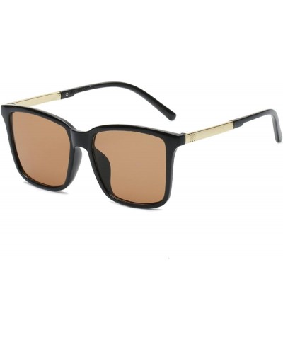 Retro Men's Street Style Sunglasses, Outdoor Vacation Beach Glasses (Color : B, Size : Medium) Medium B $11.17 Designer