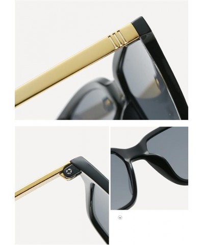 Retro Men's Street Style Sunglasses, Outdoor Vacation Beach Glasses (Color : B, Size : Medium) Medium B $11.17 Designer