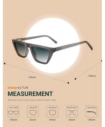 Oversized Square Cateye Polarized Sunglasses for Women Men Big Trendy Sunnies 01.dimgrey $7.37 Oversized